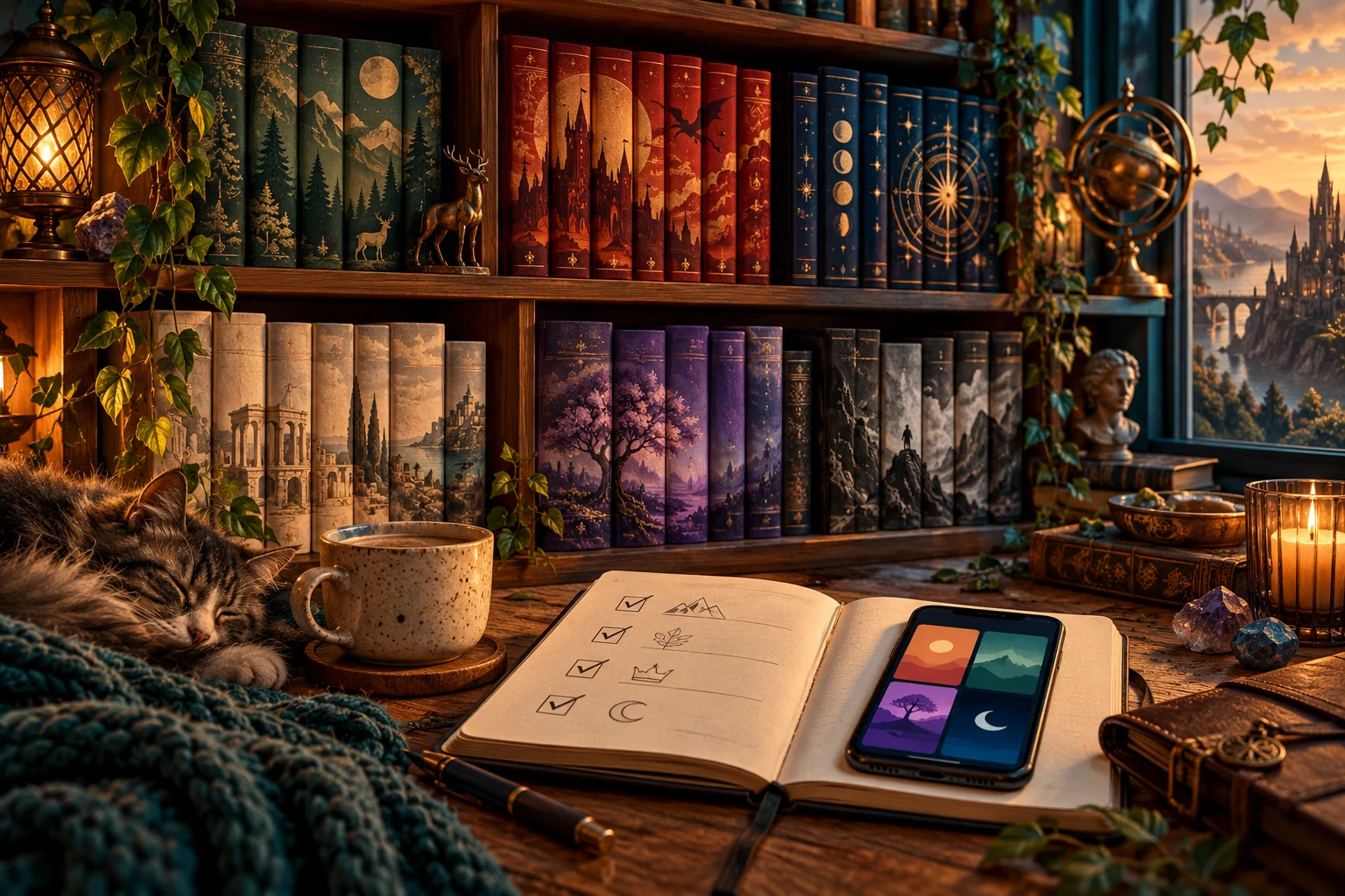 Cómo ordenar tus sagas de fantasía sin convertirlo en una mudanza